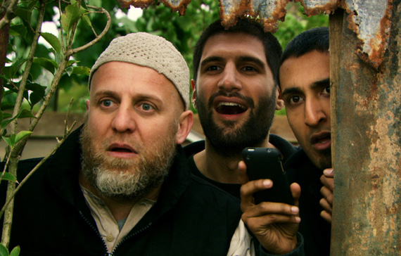 Four Lions (Nigel Lindsay, Kayvan Novak, Arsher Ali)