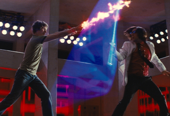 Michael Cera & Jason Schwartzman in Scott Pilgrim vs. The World (2010)