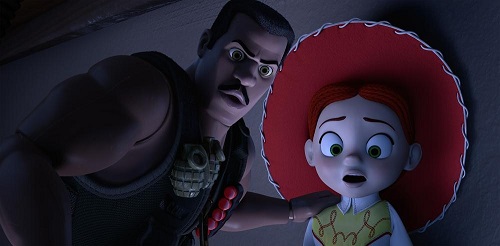 Combat Carl and Jessie in Toy Story of TERROR!