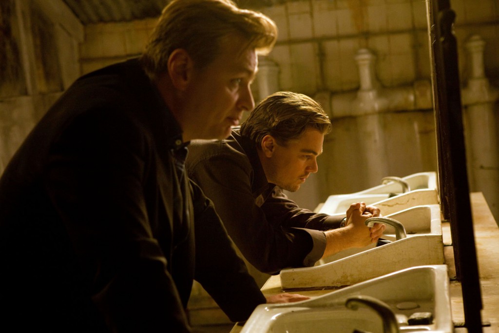 Christopher Nolan & Leonardo DiCaprio in Inception (2010)