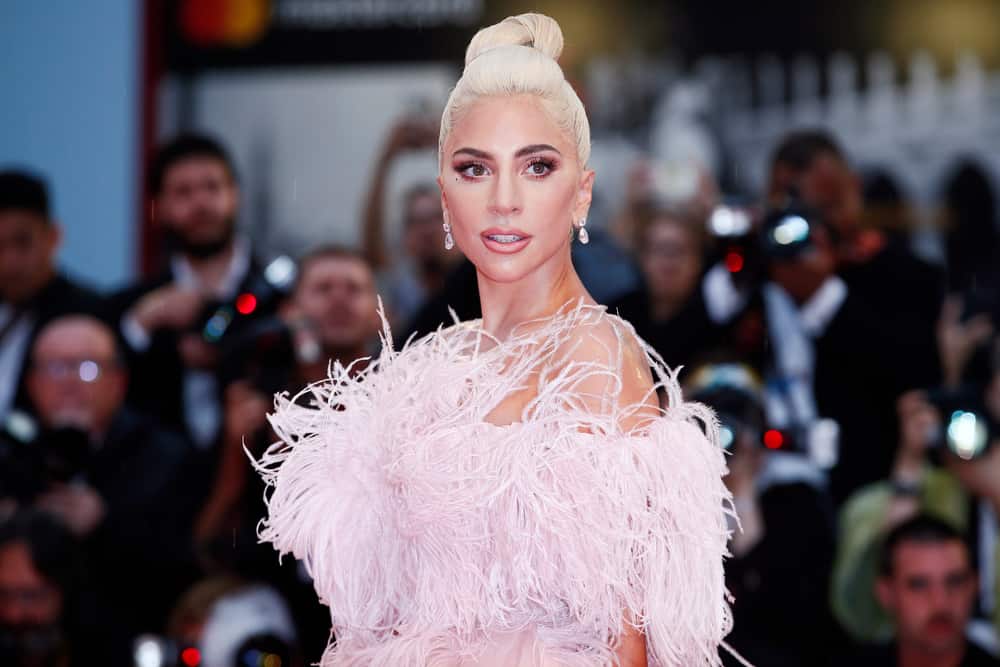 Lady Gaga attended the premiere of the movie 'A Star Is Born' during the 75th Venice Film Festival on August 31, 2018 in Venice, Italy.