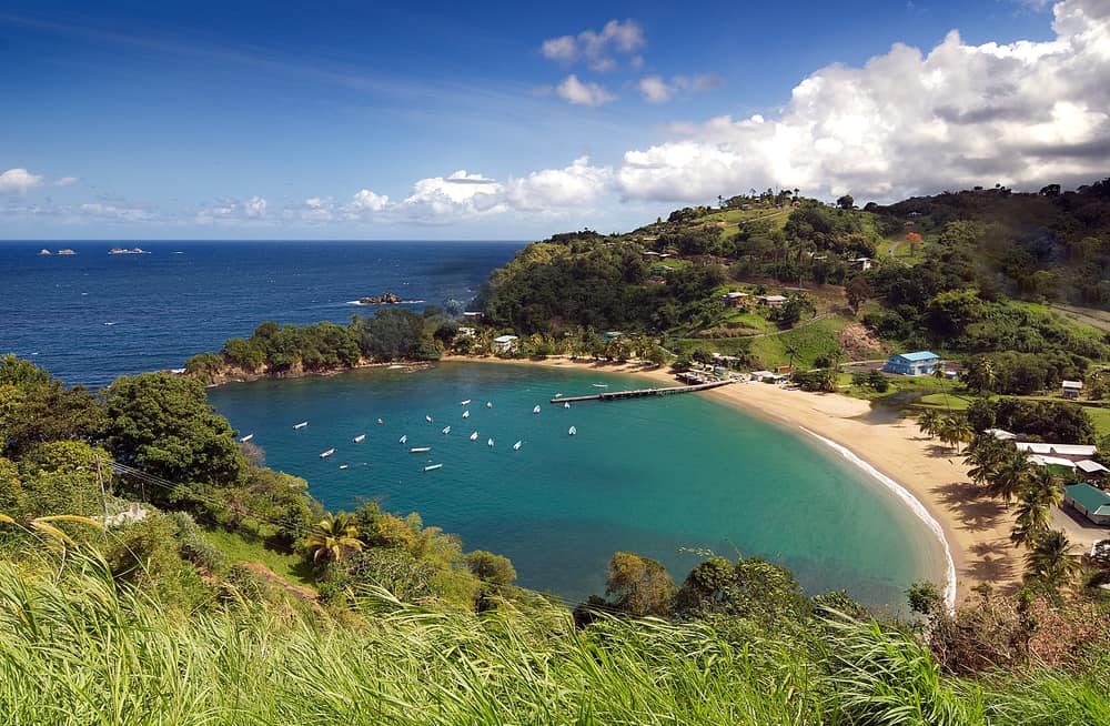 This is a look at the beach of the Republic of Trinidad and Tobago.