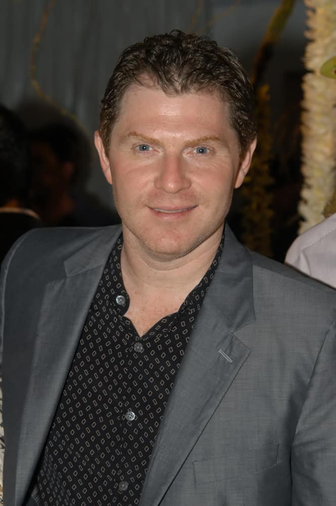 Bobby Flay in a formal suit.