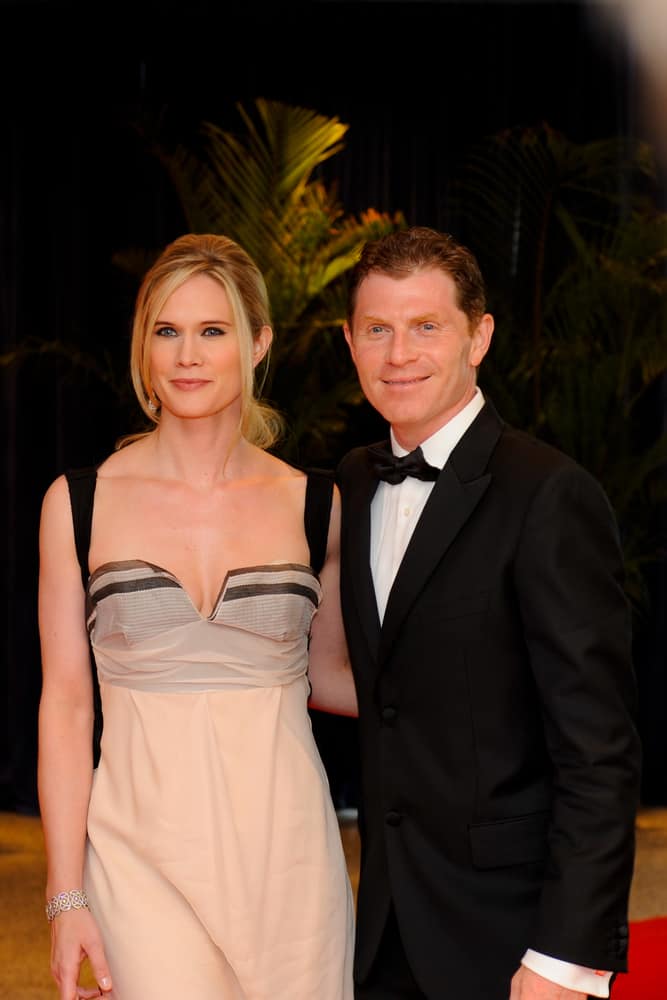 Stephanie March and Bobby Flay at the White House Correspondents Association dinner.