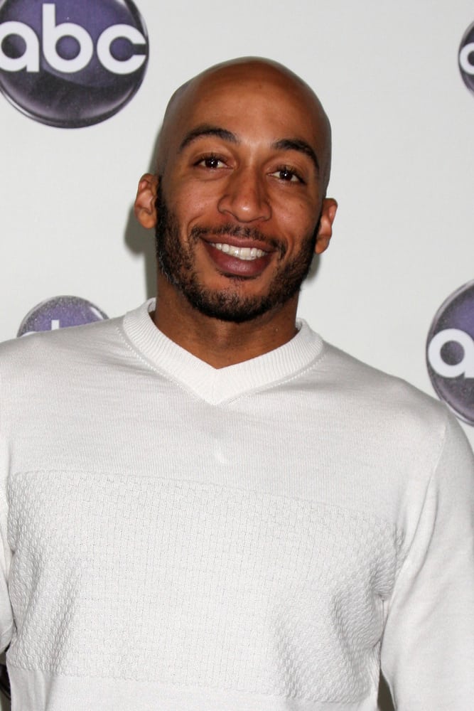 James Lesure arrives at the Disney ABC Television Group's TCA Winter 2011 Press Tour Party.