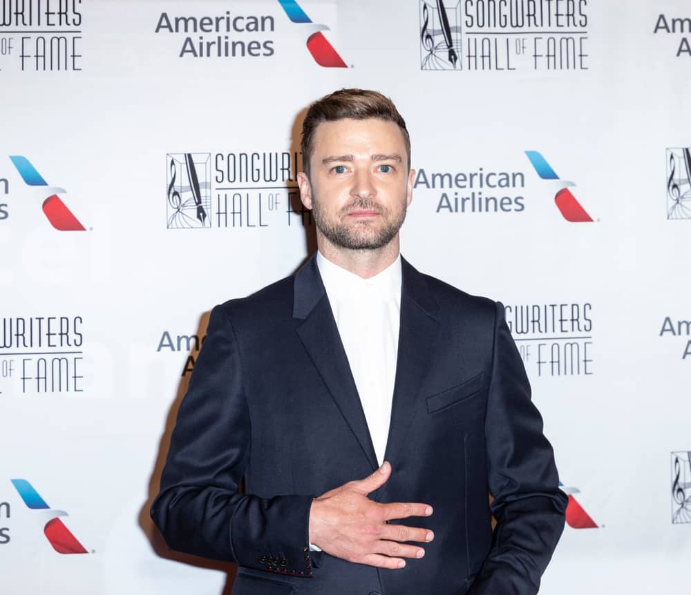 Justin Timberlake at Songwriters Hall Of Fame 50th Annual Induction and Awards dinner.