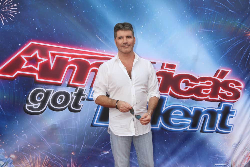 Simon Cowell at the America's Got Talent Judges photocall at the Pasadena Civic Auditorium.