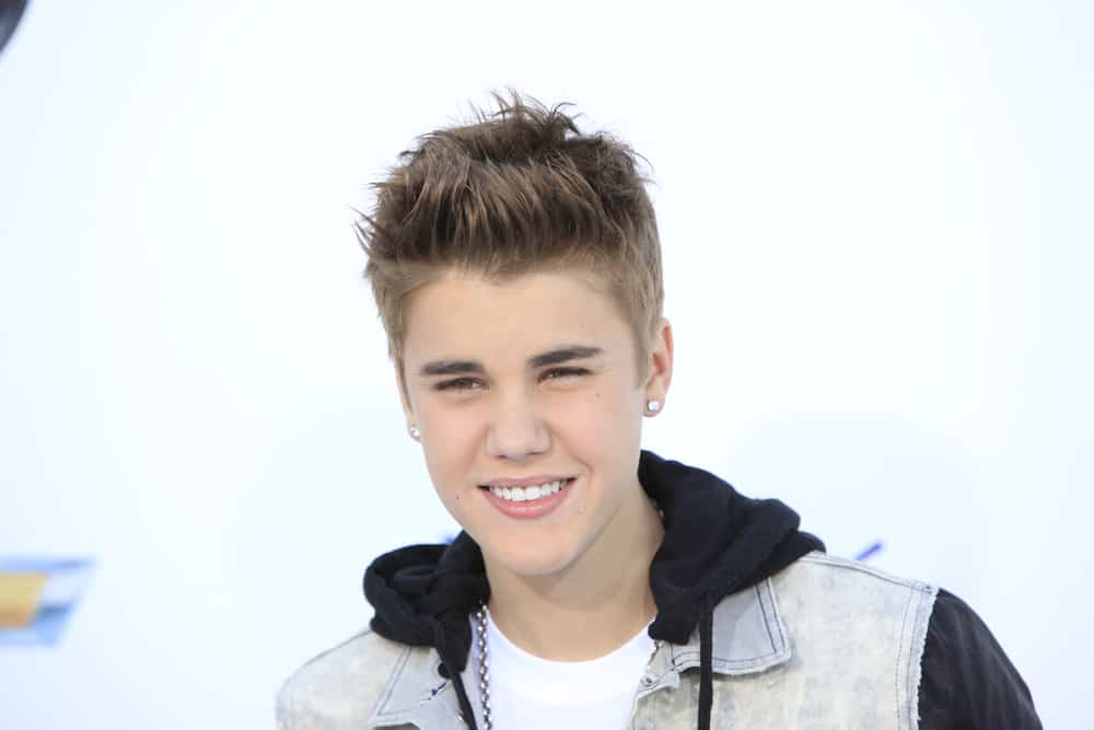 Justin Bieber at the 2012 Billboard Music Awards.